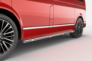 Boční rámy BRACE-IT ø60mm, 4 oranžové LED | VOLKSWAGEN T6 15- 19