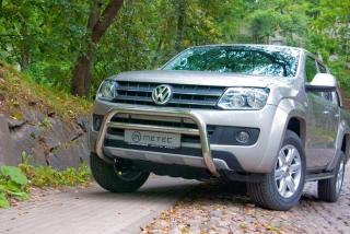 Přední ochranný rám pro 2 světla | VOLKSWAGEN AMAROK 16-