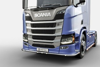 Rám pod nárazník 5 bílých a 2 oranžové LED | SCANIA S,R,P,G - Serie 16-