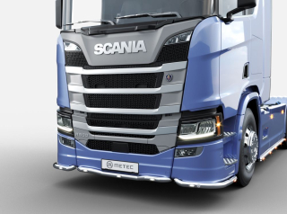 Rám pod nárazník 5 bílých a 2 oranžové LED | SCANIA S,R,P,G - Serie 16-