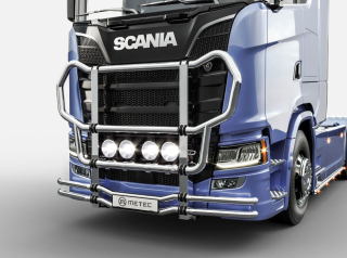 Přední ochranný rám nerezový "BullBar", střední nárazník | SCANIA S - Serie 16-