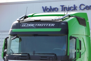 Střešní nerezový rám, integrovaná Lazer Linear 18 LED rampa, 2x | kabeláž | VOLVO FH 13-