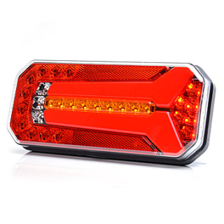 LED Zadní skupinová svítilna WAŚ, 12V-24V, ECE, IP 66/68, univerzální