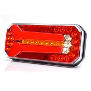 LED Zadní skupinová svítilna WAŚ, 12V-24V, ECE, IP 66/68, univerzální