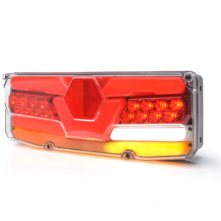 LED Zadní skupinová svítilna WAŚ, 12V-24V, ECE, IP 56, levá