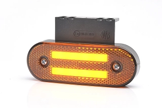LED Obrysové světlo s blikačem WAŚ, 12V-24V, ECE, IP 66/68, univerzální