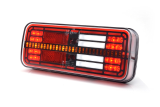 LED Zadní skupinová svítilna WAŚ, 12V-24V, ECE, IP 66/68, univerzální