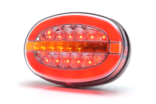 LED Zadní skupinová svítilna WAŚ, 12V-24V, ECE, IP6K9K, univerzální