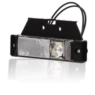 LED Lampa obrysova přední WAŚ, 12V-24V, ECE, IP 66/68, univerzální