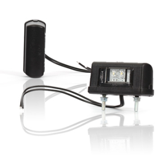 LED Lampa osvětlení spz WAŚ, 12V-24V, ECE, IP 66/68, univerzální