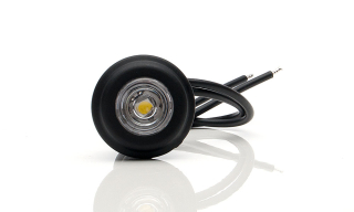 LED Lampa obrysová přední WAŚ, 12V-24V, ECE, IP 66/68, univerzální