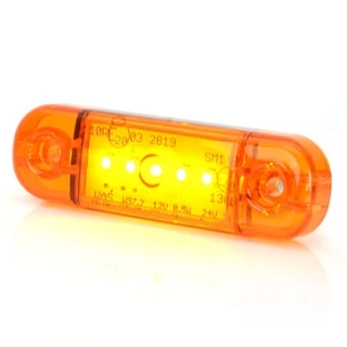 LED Lampa pozični boční WAŚ, 12V-24V, ECE, IP 66/68, univerzální