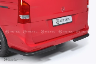 Ochranné rámy zadního nárazníku ø60,pol pro MERCEDES VITO 24-, V-CLASS 24-, lakované
