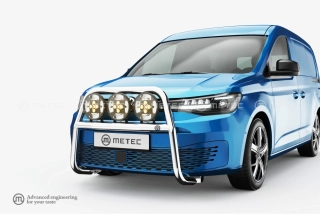 Přední ochranný rám ,,Nordicbar", 3 fixní upínadla světetel, pro VOLKSWAGEN CADDY 20-