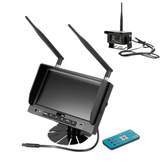 Bezdrátová couvací kamera s LCD monitorem 7", pro kamiony a dodávky, 10-32V