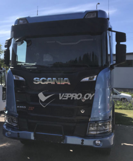 Sluneční clona Scania new gen 2017- S/R/G se 2 výřezy na poziční světla/komplet