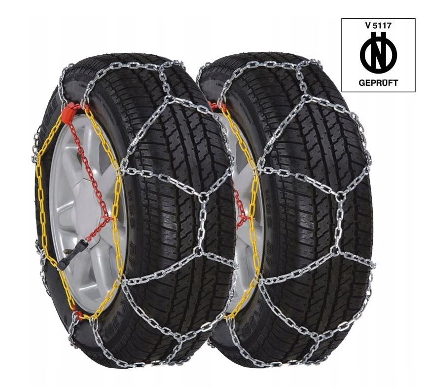 225/75 R17,5 – Sněhové řetězy ALASKA KN, křížové, 12 mm, TÜV/GS, Ö-Norm V5117